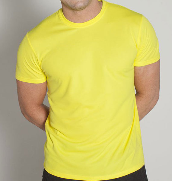 Mens Fit Poly Tee